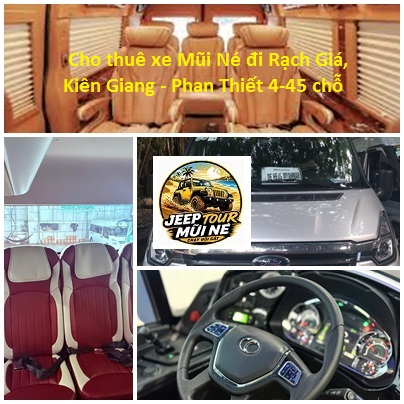 thuê xe Mũi Né đi Rạch Giá