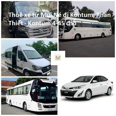 Thuê xe từ Mũi Né đi Kontum