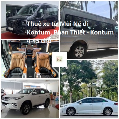 Thuê xe từ Mũi Né đi Kontum