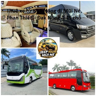 Thuê xe từ Đak Nông đi Mũi Né