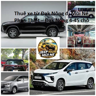Thuê xe từ Đak Nông đi Mũi Né