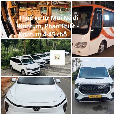 Thuê xe từ Mũi Né đi Kontum