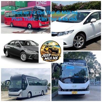 Thuê xe từ Cần Thơ đi Mũi Né