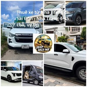 Thuê xe từ Nha Trang đi Sài Gòn