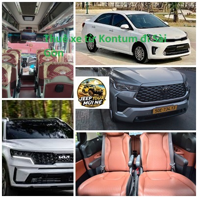 Thuê xe từ Kontum đi Sài Gòn