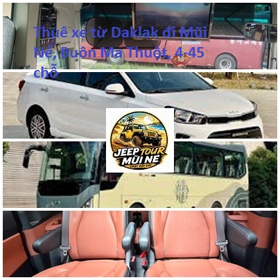 Thuê xe từ Daklak đi Mũi Né