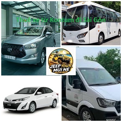 Thuê xe từ Kontum đi Sài Gòn