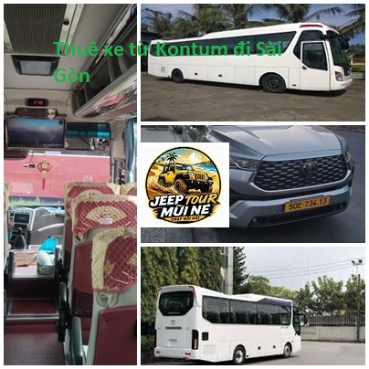 Thuê xe từ Kontum đi Sài Gòn